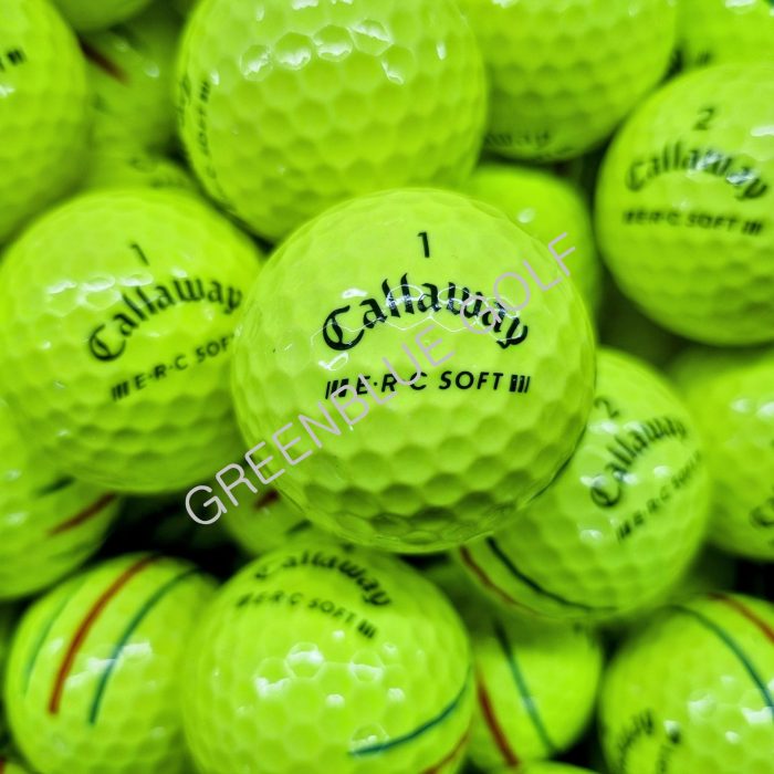 50 Callaway ERC Soft Triple Track YELLOW Mint / Near Mint / Standard Grade Golf Balls ★THIS MONTH SALE★