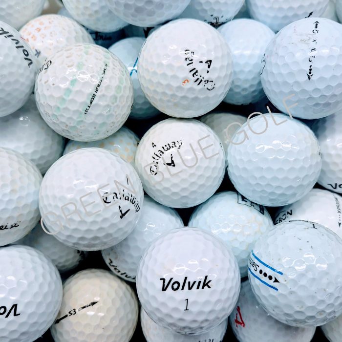 100 Assorted Brand Golf Balls. Standard to B/C Grade. Great Value for Casual Play and Practice!!