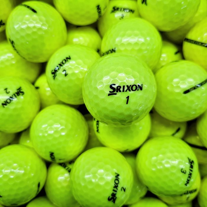 50 Srixon Q Star / Q Star TOUR Yellow MINT & Near Mint Grade Golf Balls ★SPECIAL PRICE★(with pen markings, logo)