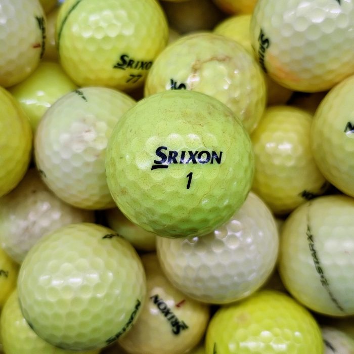 100 Srixon Z Star & Z Star XV Yellow Golf Balls Practice Grade★Clearance SALE★