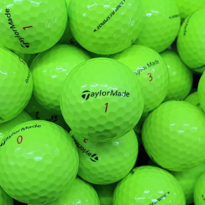 TOUR RESPONSE Yellow Golf Balls