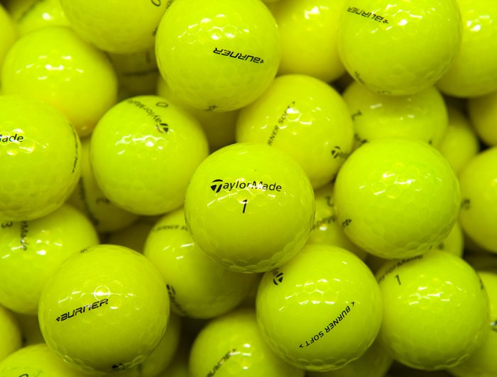 Taylormade Burner Yellow Golf Balls