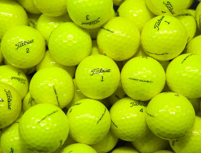 1 Dozen Titleist NXT TOUR Yelow MINT & Near Mint Grade ★SPECIAL PRICE★(with pen markings)