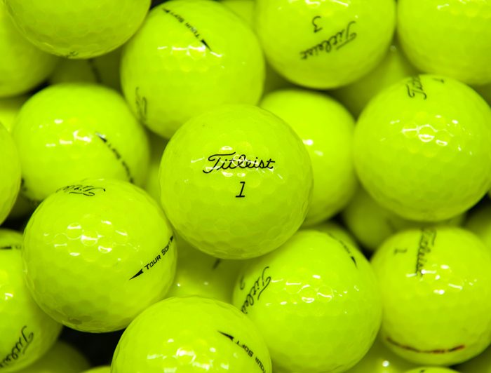 50 Titleist TOUR SOFT Yelow MINT & Near Mint Grade ★SPECIAL PRICE★(with pen markings)
